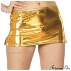 Sexy Wetlook Mini Club Party Skirt