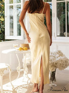 Sexy Women Sleeveless Strap Solid Color Summer Party Ruffles Ruched V-neck Cocktail Female Vestidos