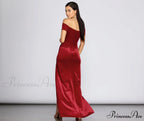 Shania Formal Stylish Velvet Sweetheart Dress