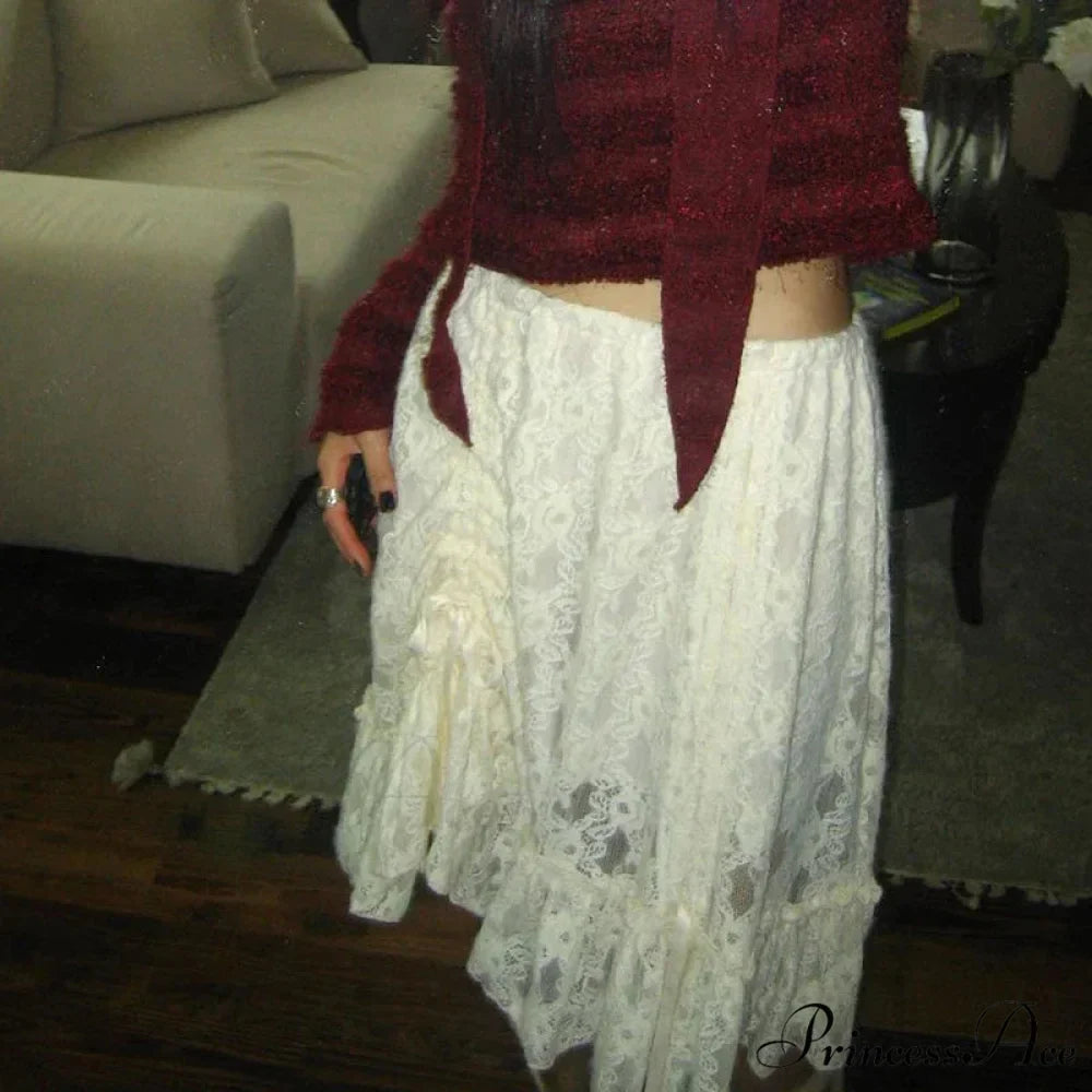 Sheer Translucent Retro Cinch Bandage Skirt