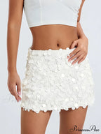 Shimmer Sequin Sparkle Mini Skirt