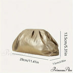 Shimmering Elephant Design Opulent Sky Dinner Pouch