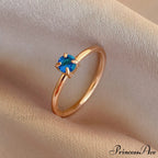 Shining Colorful Zircon Custom Closed Rings