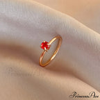 Shining Colorful Zircon Custom Closed Rings