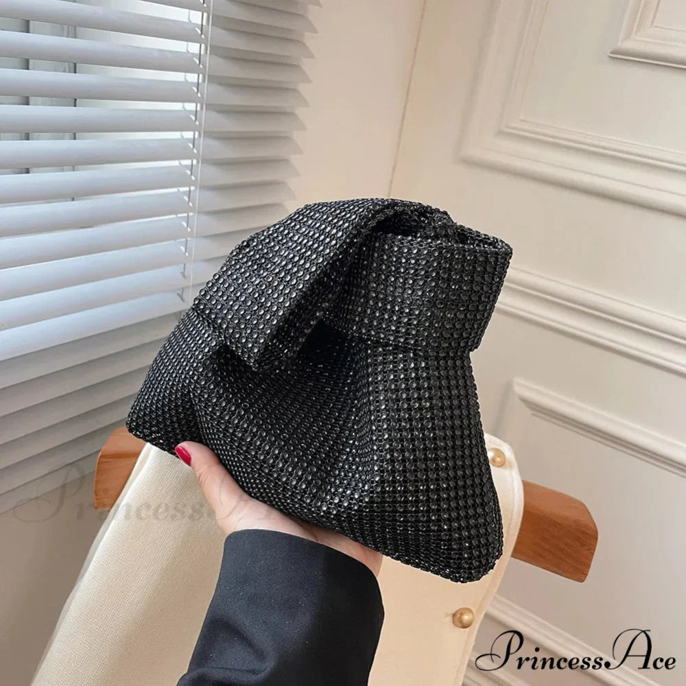 Shiny Crystal Glitzy Night Wristlet