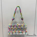 Shiny Crystal Handcrafted Nighttime Clutch Purse