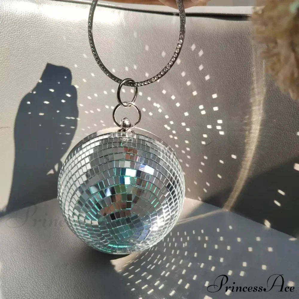 Shiny Disco Ball Celebration Purse Wristlet