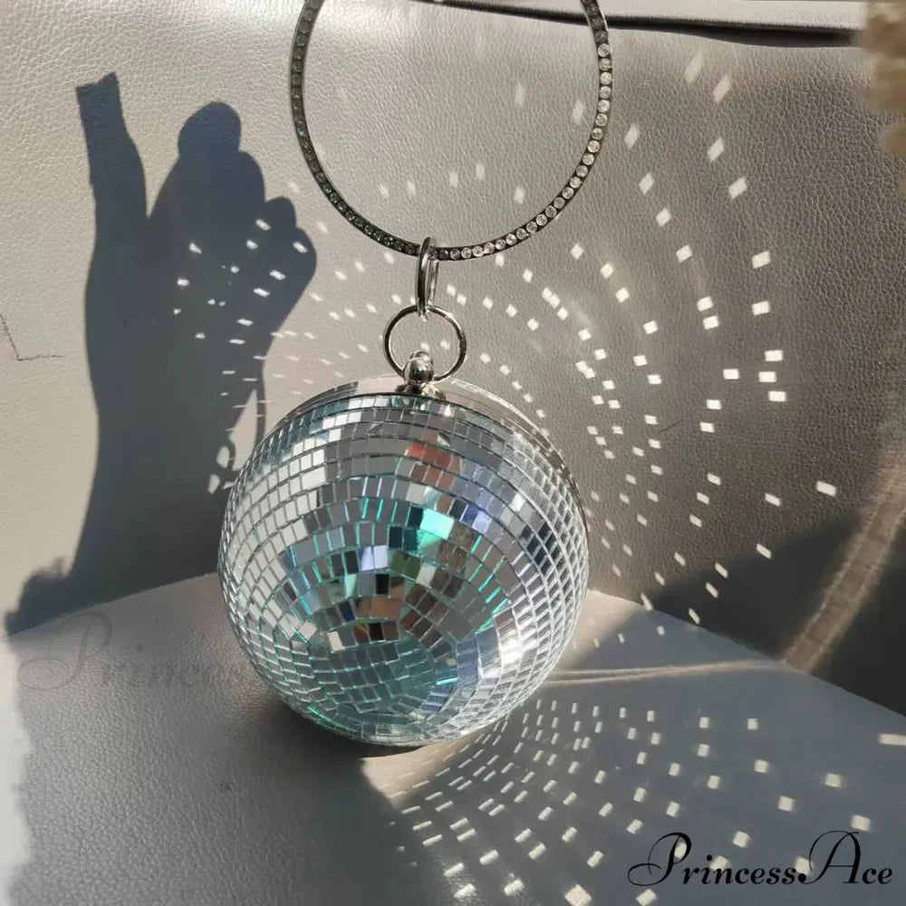 Shiny Disco Ball Celebration Purse Wristlet