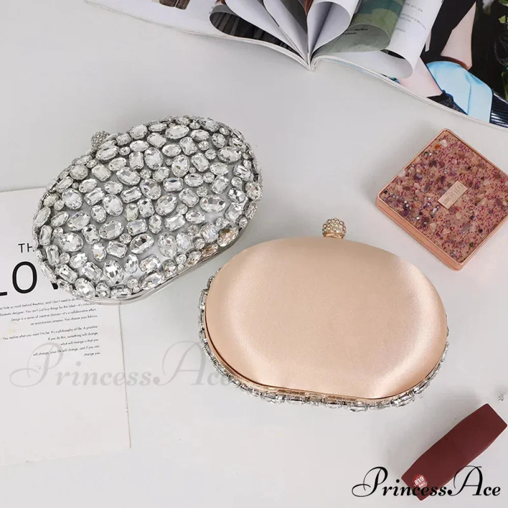 Shiny Gem Evening Purse Celebration Gathering Marriage Clutch