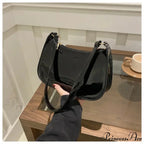 Shiny Leather Designer Shoulder Purse