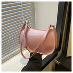 Shiny Leather Designer Shoulder Purse