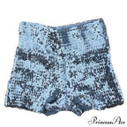 Shiny Sequin Pencil High Waist Mini Shorts