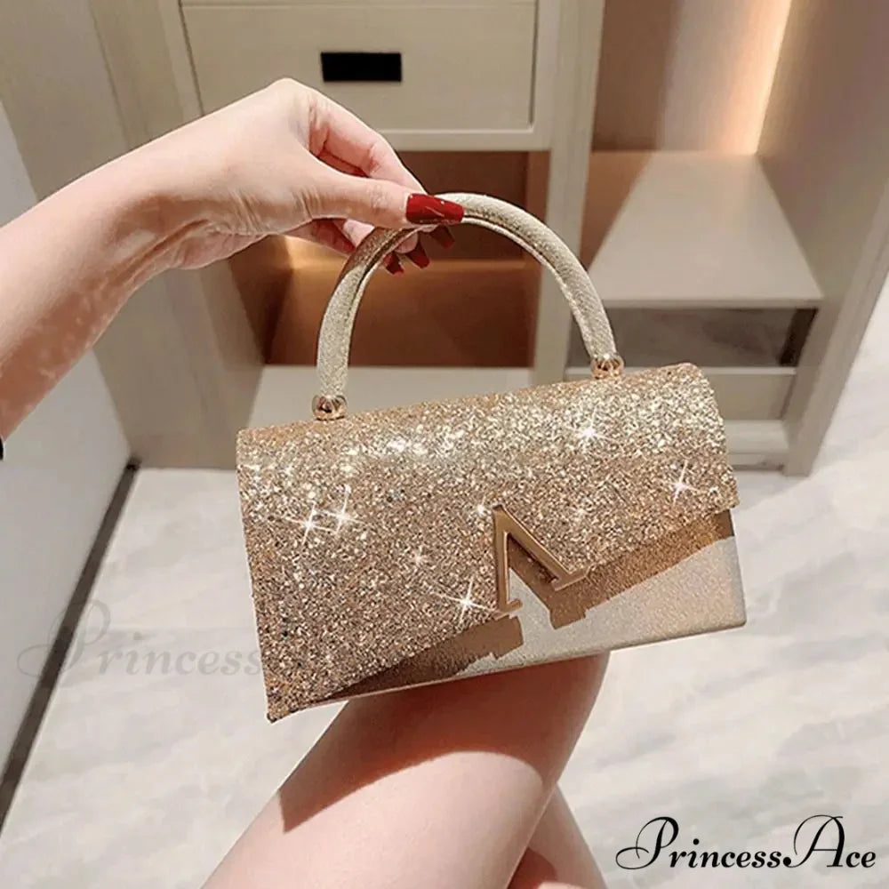 Shiny Sequined Fashion Banquet Purse