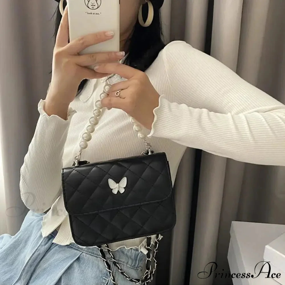 Shiny Shoulder Purse Faux Leather Versatile Tote