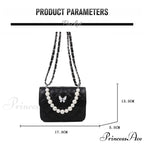 Shiny Shoulder Purse Faux Leather Versatile Tote