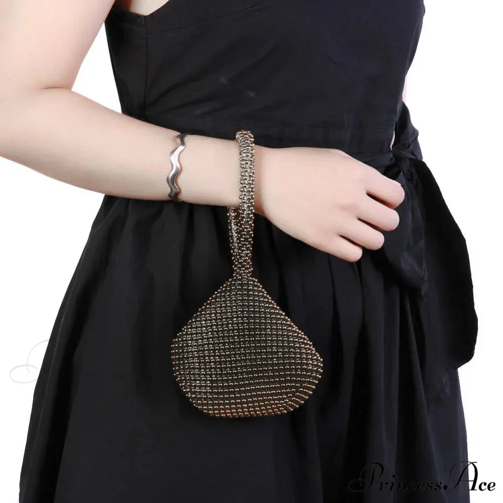 Shiny Sparkle Supper Pouch Night Banquet Clutch Bag