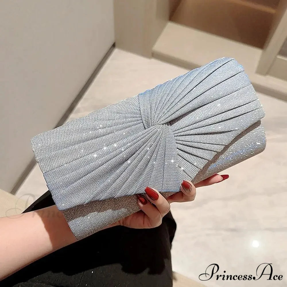 Shiny Sparkling Clutch Evening Bag High-End Party Shoulder Bag