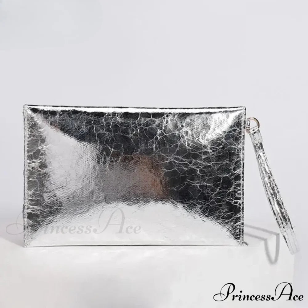 Shiny Sparkling Crystal Evening Clutch Wristlet