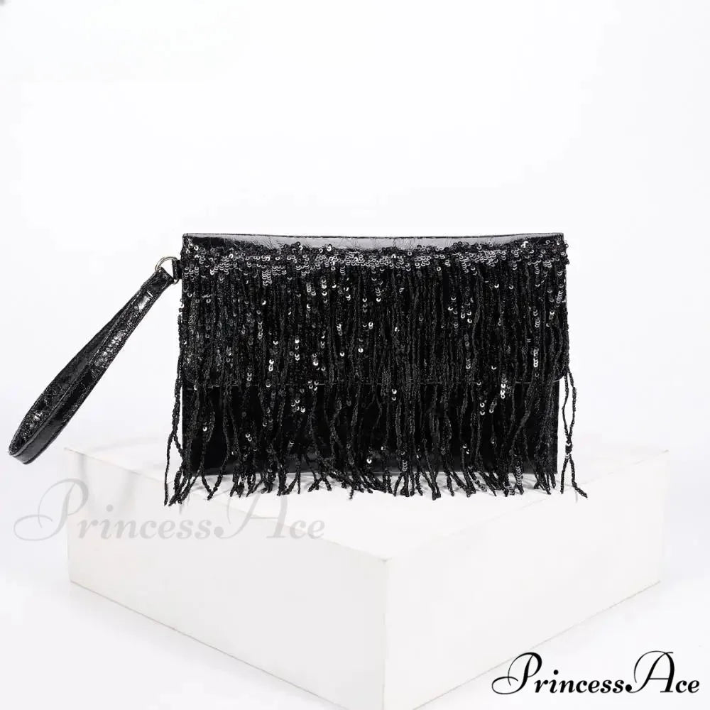 Shiny Sparkling Crystal Evening Clutch Wristlet