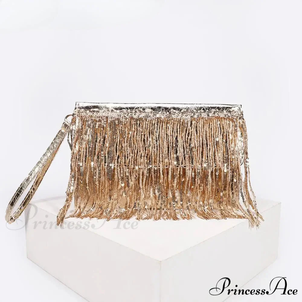 Shiny Sparkling Crystal Evening Clutch Wristlet