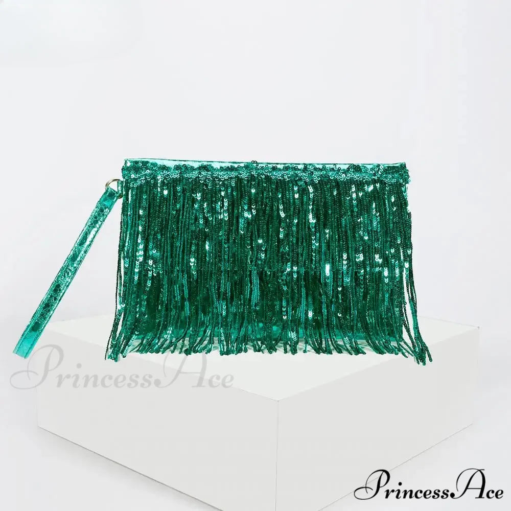 Shiny Sparkling Crystal Evening Clutch Wristlet