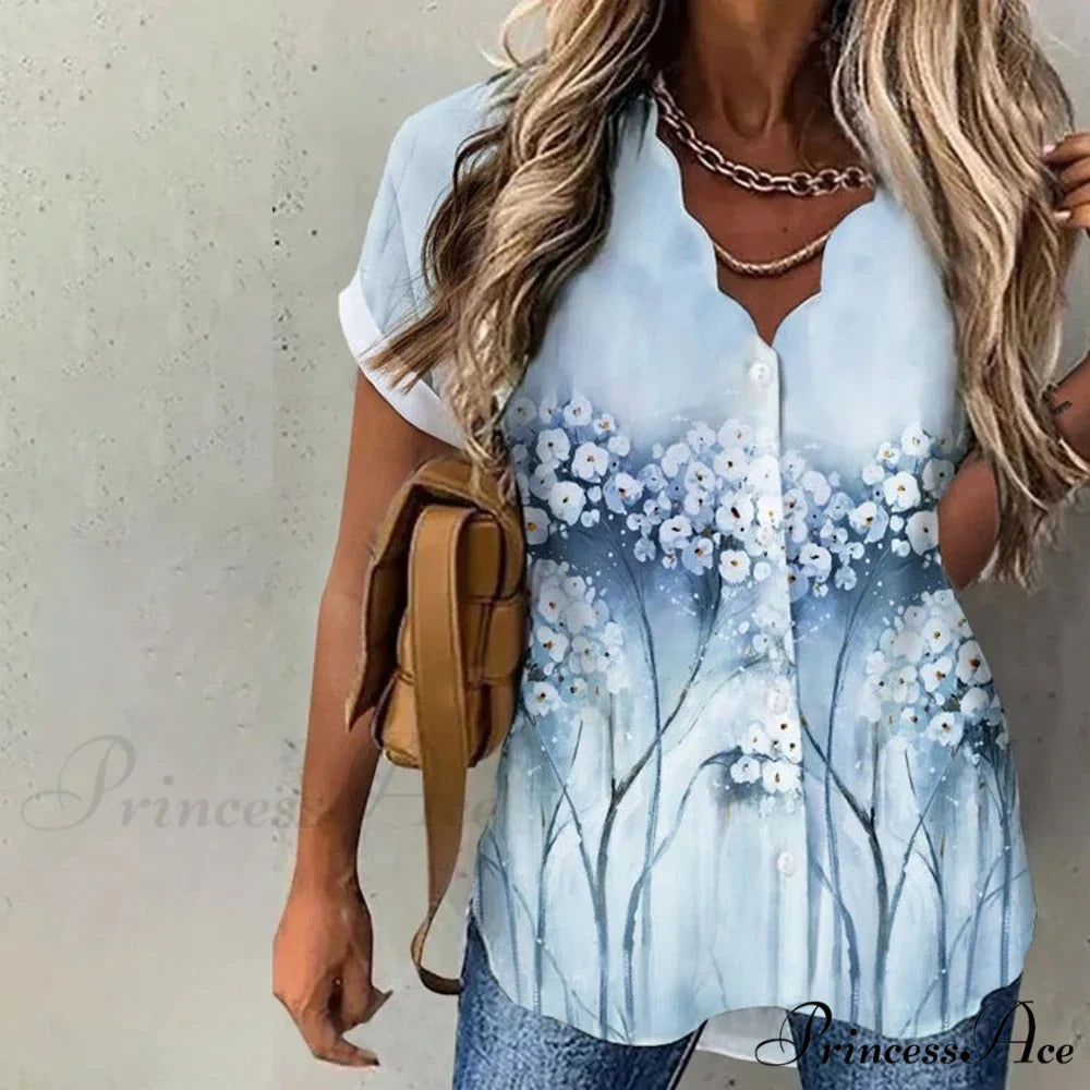 Shirt Floral Daily Weekend Floral Blouse