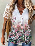 Shirt Floral Daily Weekend Floral Blouse