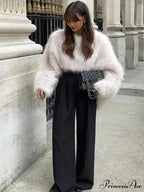 Short Neck Short Revealed Belly Coat