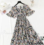 Short sleeve Chiffon Dress