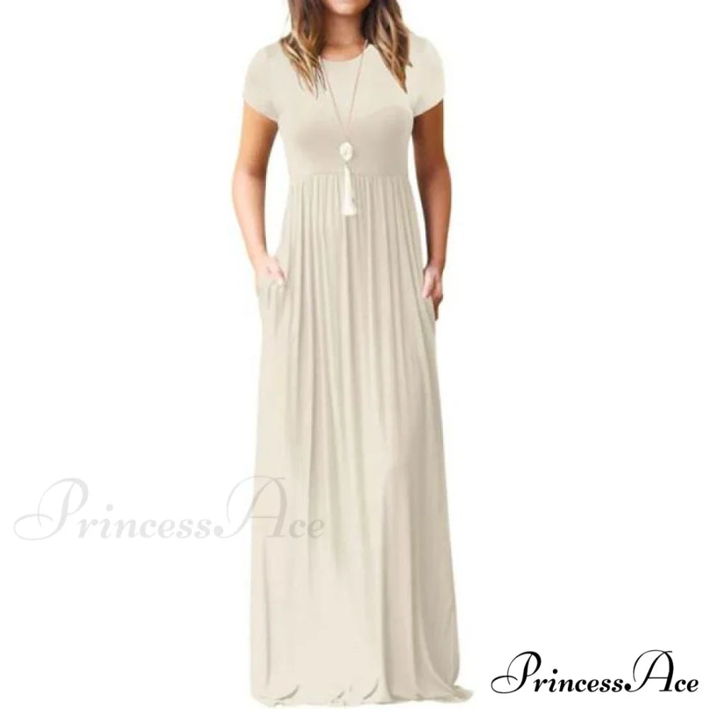 Short Sleeve Ladies Party Casual Dresses