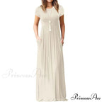 Short Sleeve Ladies Party Casual Dresses