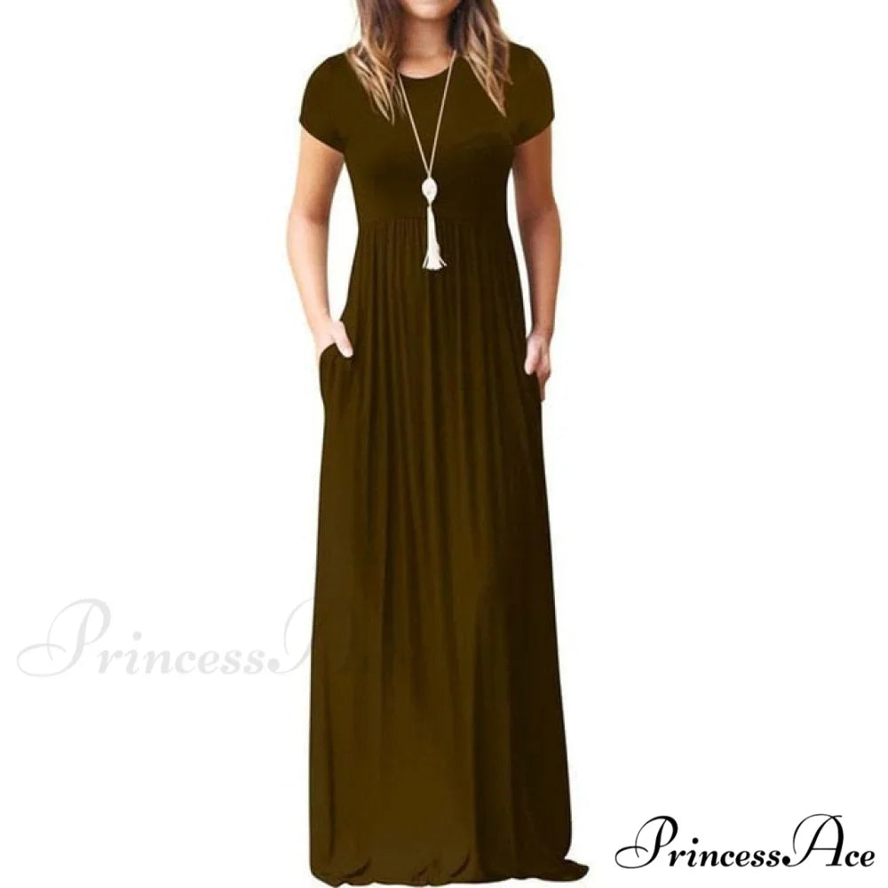 Short Sleeve Ladies Party Casual Dresses