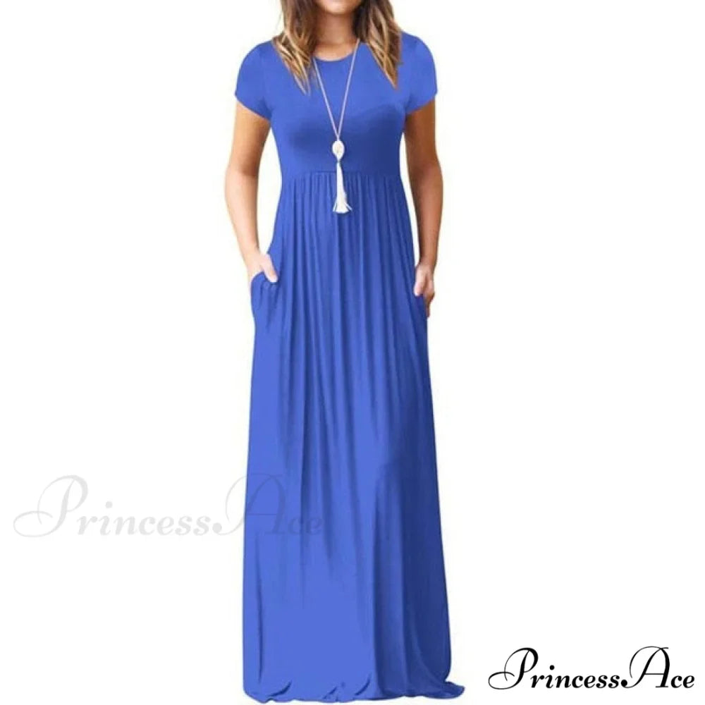 Short Sleeve Ladies Party Casual Dresses