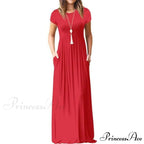 Short Sleeve Ladies Party Casual Dresses