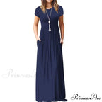 Short Sleeve Ladies Party Casual Dresses