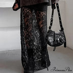 Short Waist Transparent Skirt