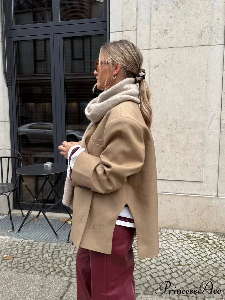 Side Division Suit Jacket