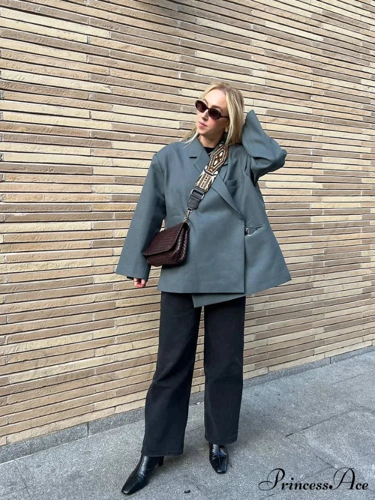 Side Division Suit Jacket