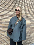 Side Division Suit Jacket