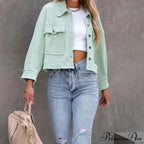 Simple Casual Mini Short Jacket