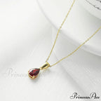 Simple Fashion Stainless Steel Water Drop Pendant Necklace