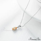 Simple Fashion Stainless Steel Water Drop Pendant Necklace