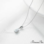 Simple Fashion Stainless Steel Water Drop Pendant Necklace