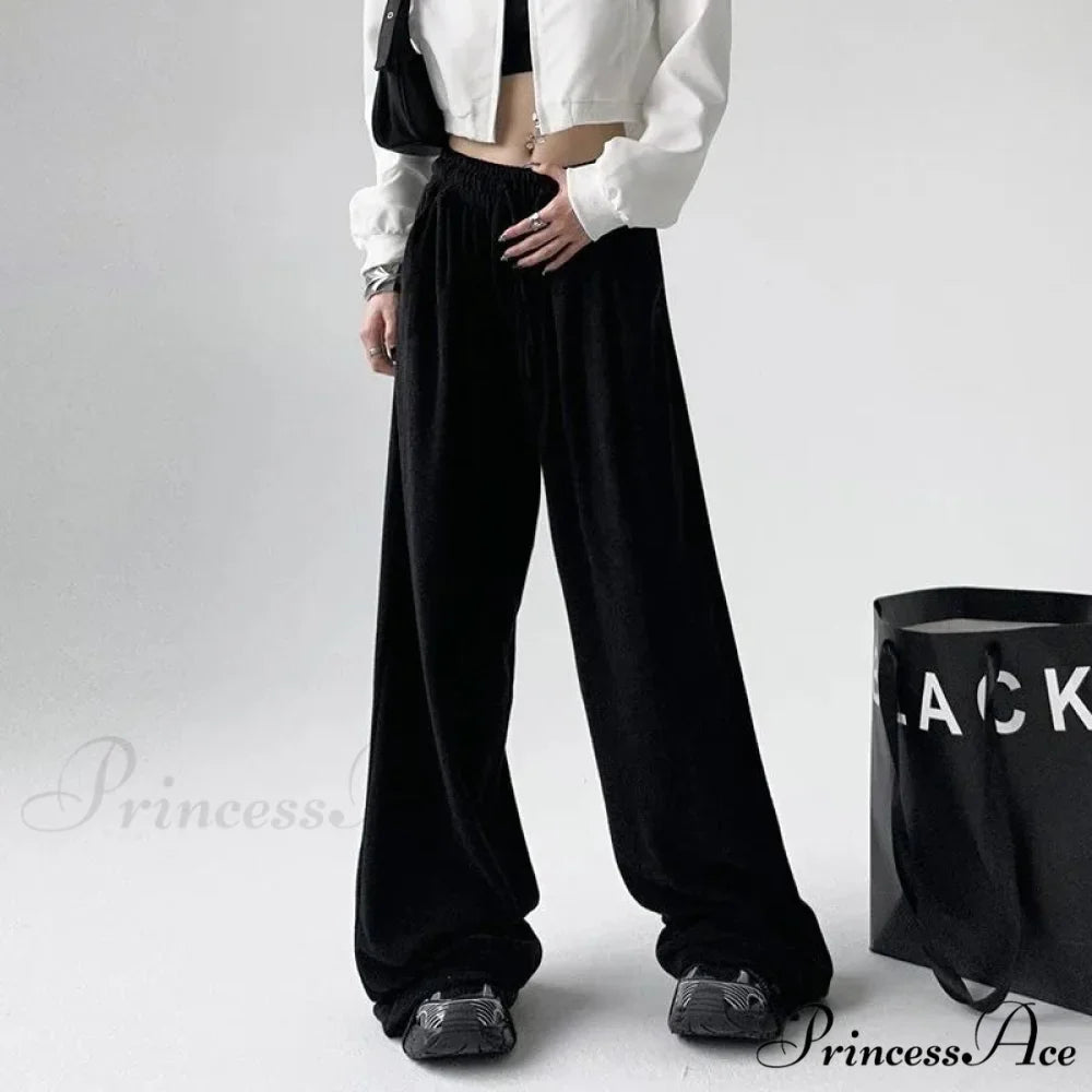 Simple Grey Knit Jogger Trousers