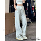 Simple Grey Knit Jogger Trousers