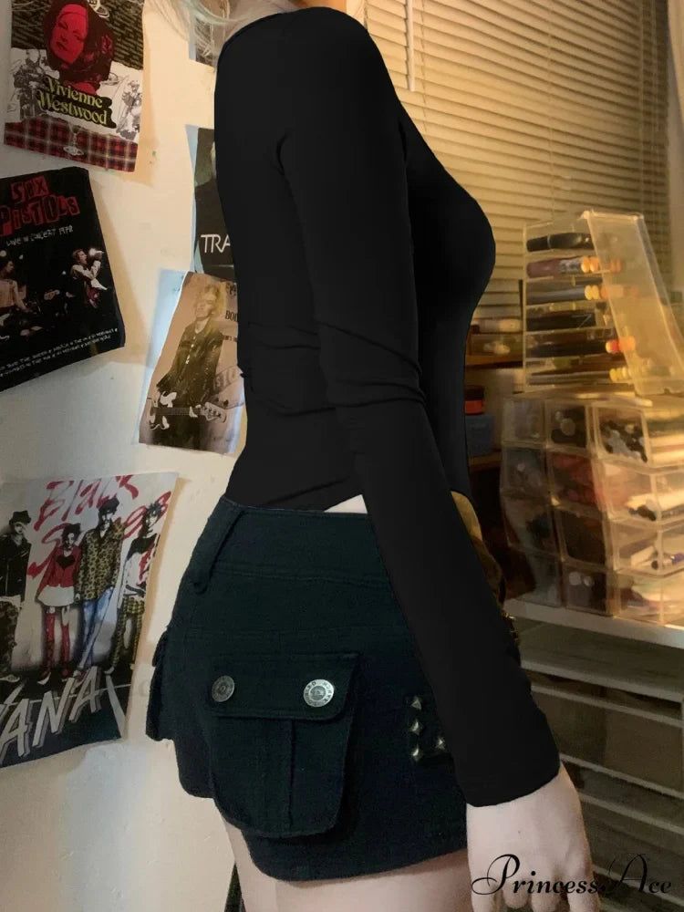 Simple Lace Trim Informal Slim Square Neck Knit Top