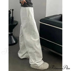 Simple Large Y2K Women Sweatpants Trousers