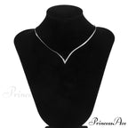 Simple Men's Jewelry Creative V-shaped Necklace
