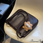 Simple PU Leather Shoulder Bag