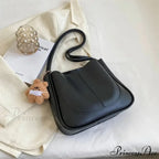 Simple PU Leather Shoulder Bag